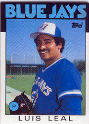 1986 Topps Baseball Cards      459     Luis Leal